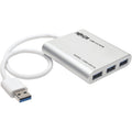 Tripp Lite 4-Port Portable USB 3.0 SuperSpeed Mini Hub Laptop Chromebook - USB - External - 4 USB Port(s) - 4 USB 3.0 Port(s) - U360-004-AL - eCommerce Business Prime