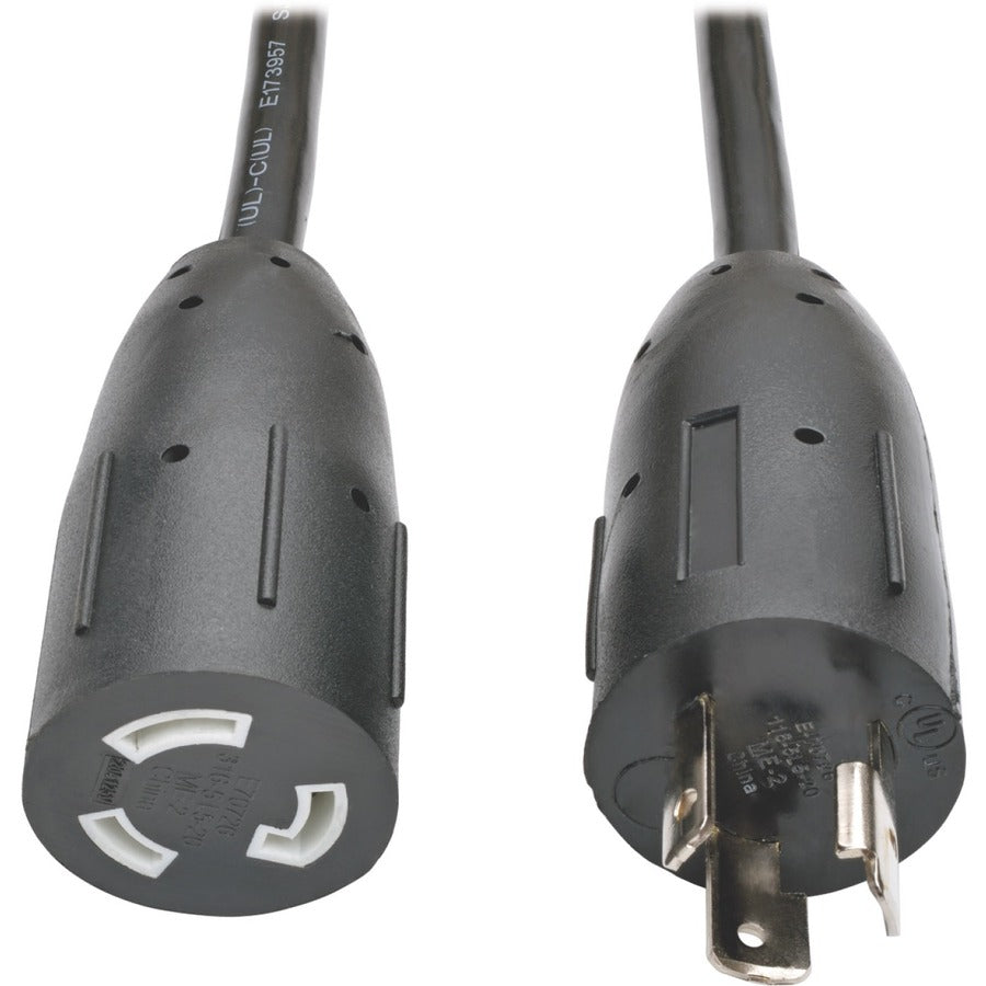 Tripp Lite 6ft Power Cord Extension Cable L5-20P to L5-20R with Locking Connectors Heavy Duty 20A 12AWG 6' - 125 V AC Voltage Rating - 20 A Current Rating - Black - P046-006-LL - eCommerce Business Prime