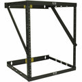 Tripp Lite 8U 12U 22U 2 Post Open Frame Rack Cabinet Expandable 11.5" Depth Wall Mount - For Patch Panel - 8U Rack Height x 19" Rack Width x 11.50" Rack Depth - Wall Mountable - Black Powder Coat - St - SRWO8U22MD - eCommerce Business Prime