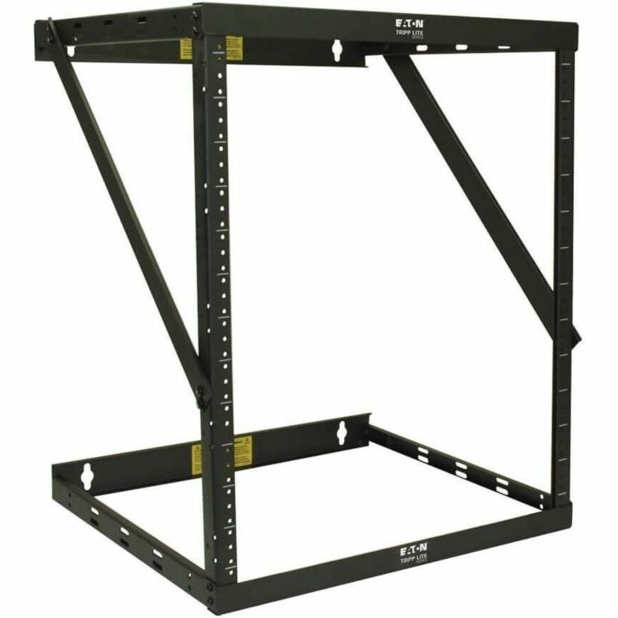 Tripp Lite 8U 12U 22U 2 Post Open Frame Rack Cabinet Expandable 11.5" Depth Wall Mount - For Patch Panel - 8U Rack Height x 19" Rack Width x 11.50" Rack Depth - Wall Mountable - Black Powder Coat - St - SRWO8U22MD - eCommerce Business Prime