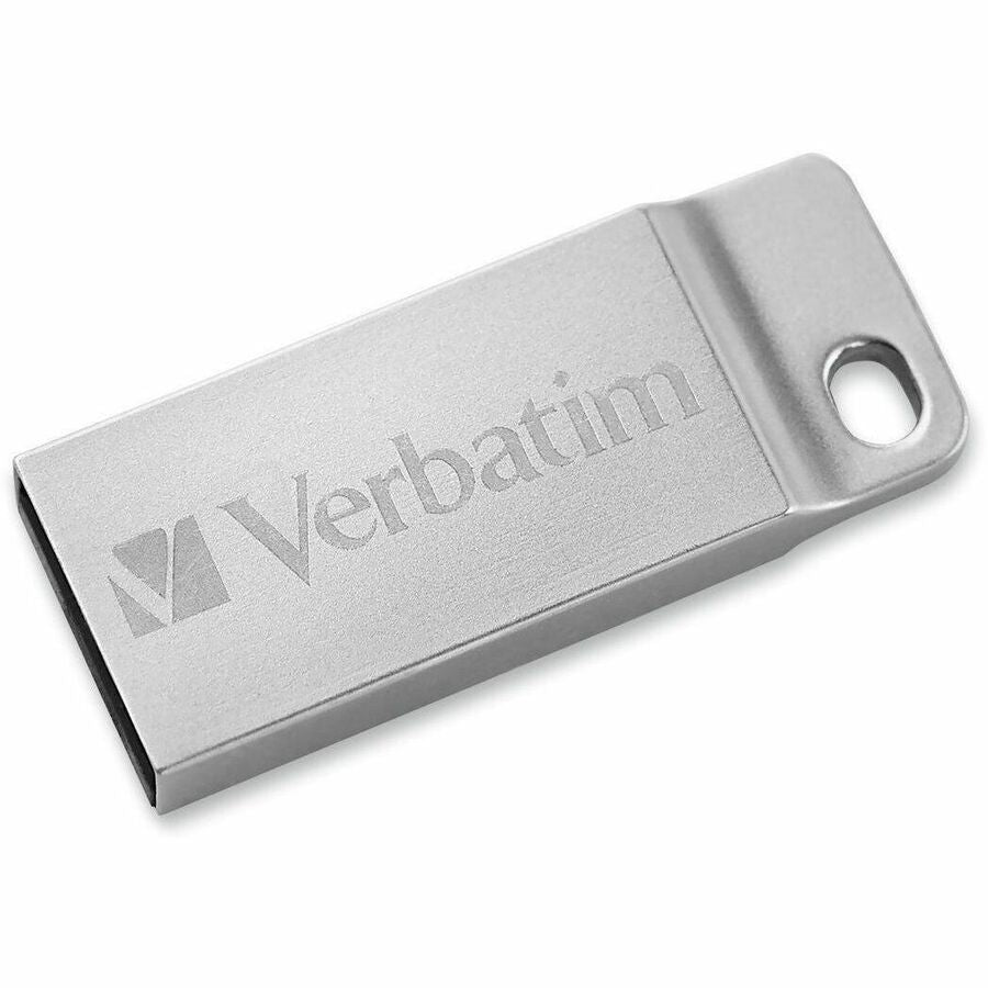 Verbatim 32GB Metal Executive USB Flash Drive - Silver - 32 GBUSB 2.0 - Silver - Water Resistant - 98749 - eCommerce Business Prime