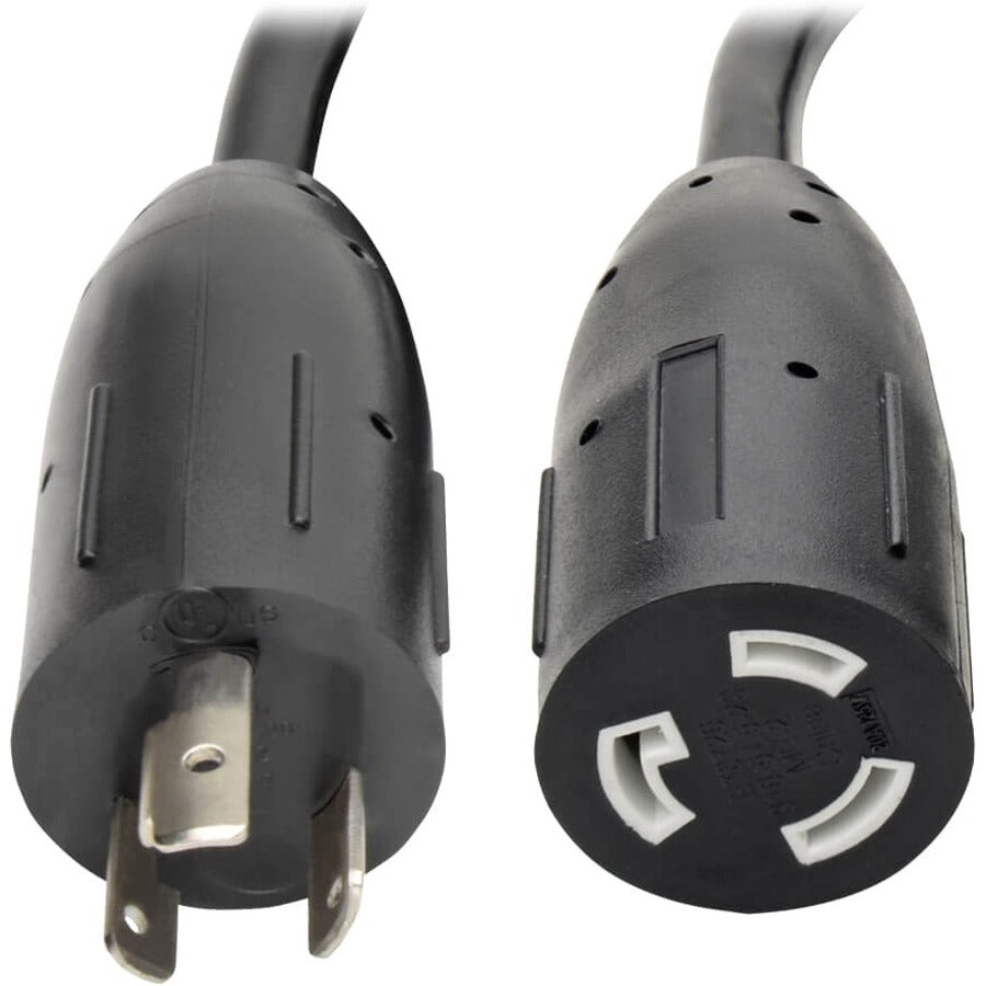 Tripp Lite 10ft Power Cord Extension Cable L5-20P to L5-20R with Locking Connectors Heavy Duty 20A 12AWG 10' - 125 V AC Voltage Rating - 20 A Current Rating - Black - P046-010-LL - eCommerce Business Prime
