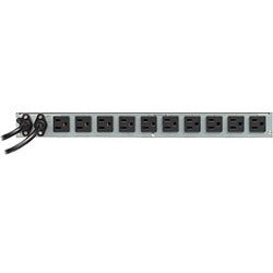 Eaton ATS Rack PDU 1U 120V 1.44 kW 2 NEMA 5-15P Input and 10 5-15R Single-Phase - NEMA 5-15P - 10 x NEMA 5-15R - 120 V AC - 1440 W - Network (RJ-45) - 1U - Horizontal - Rack-mountable - EATS115 - eCommerce Business Prime