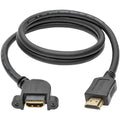 Tripp Lite 3ft High Speed HDMI Cable with Ethernet Digital Video / Audio Panel Mount M/F 3' - HDMI for Chromebook, Patch Panel, Home Theater System, Audio/Video Device, Blu-ray Player, Digital Camera  - P569-003-MF-APM - eCommerce Business Prime
