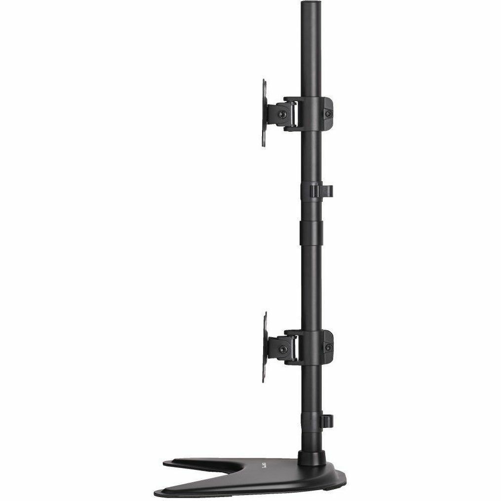 Tripp Lite Dual Vertical Flat-Screen Desk Mount Monitor Stand Clamp Swivel Tilt 15" to 27" Flat Screen Displays - 20 lb Load Capacity - 23.6" Height x 17.7" Width x 10" Depth - Desktop - Metal - Black - DDR1527SDC - eCommerce Business Prime