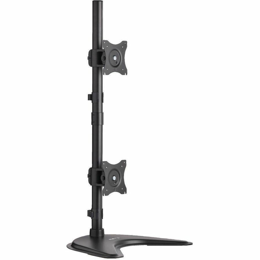 Tripp Lite Dual Vertical Flat-Screen Desk Mount Monitor Stand Clamp Swivel Tilt 15" to 27" Flat Screen Displays - 20 lb Load Capacity - 23.6" Height x 17.7" Width x 10" Depth - Desktop - Metal - Black - DDR1527SDC - eCommerce Business Prime