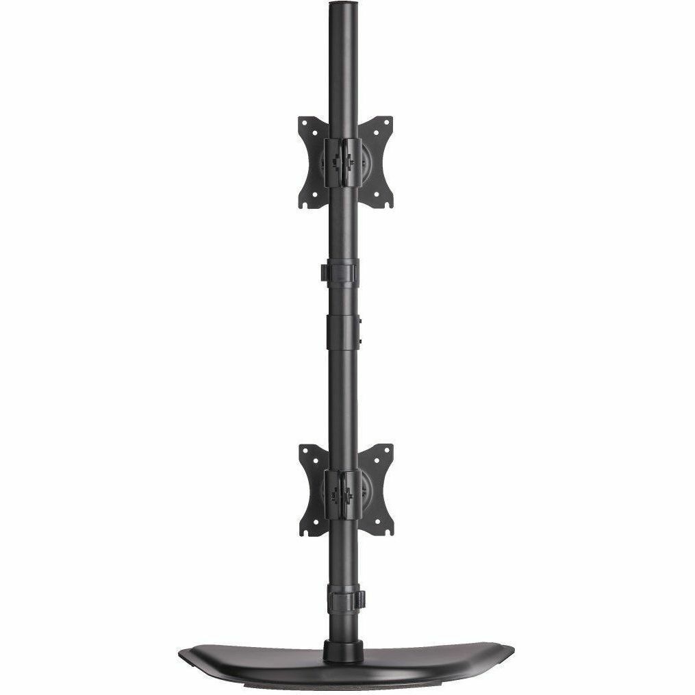 Tripp Lite Dual Vertical Flat-Screen Desk Mount Monitor Stand Clamp Swivel Tilt 15" to 27" Flat Screen Displays - 20 lb Load Capacity - 23.6" Height x 17.7" Width x 10" Depth - Desktop - Metal - Black - DDR1527SDC - eCommerce Business Prime