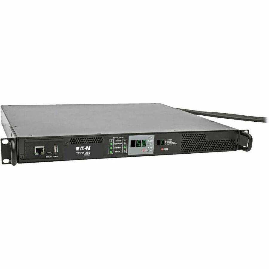 Tripp Lite PDU Monitored Horizontal 5.8kw 208/240V L6-30R 2 L6-30P ATS 1URM - NEMA L6-30P - 1 x NEMA L6-30R - 230 V AC - 1URack-mountable - PDUMNH30HVAT - eCommerce Business Prime