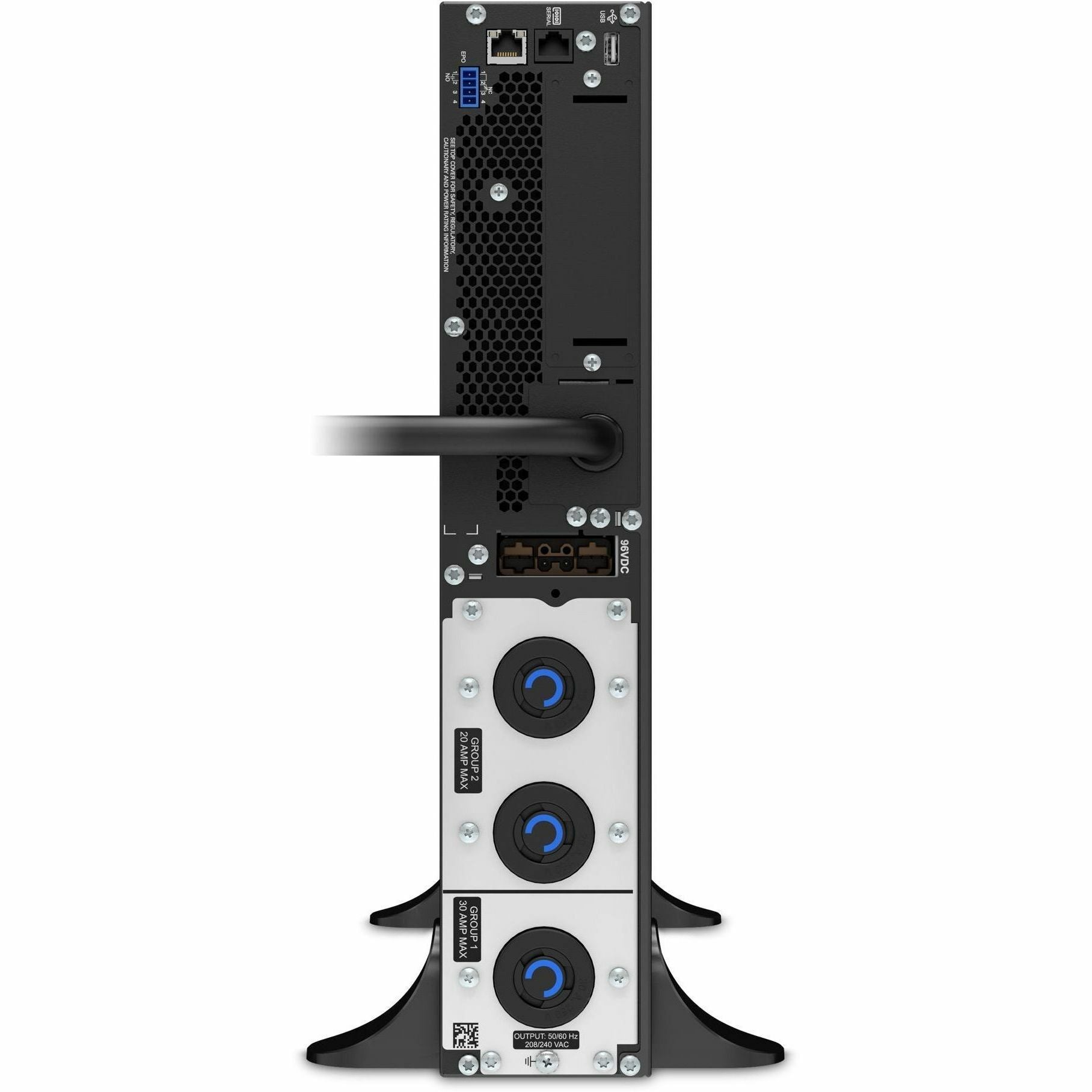 APC by Schneider Electric Smart-UPS SRT 3000VA 208V - Rack-mountable - 3 Hour Recharge - 4 Minute Stand-by - 208 V AC, 230 V AC Input - 208 V AC, 230 V AC Output - 1 x NEMA L6-30R, 2 x NEMA L6-20R - SRT3000XLT - eCommerce Business Prime