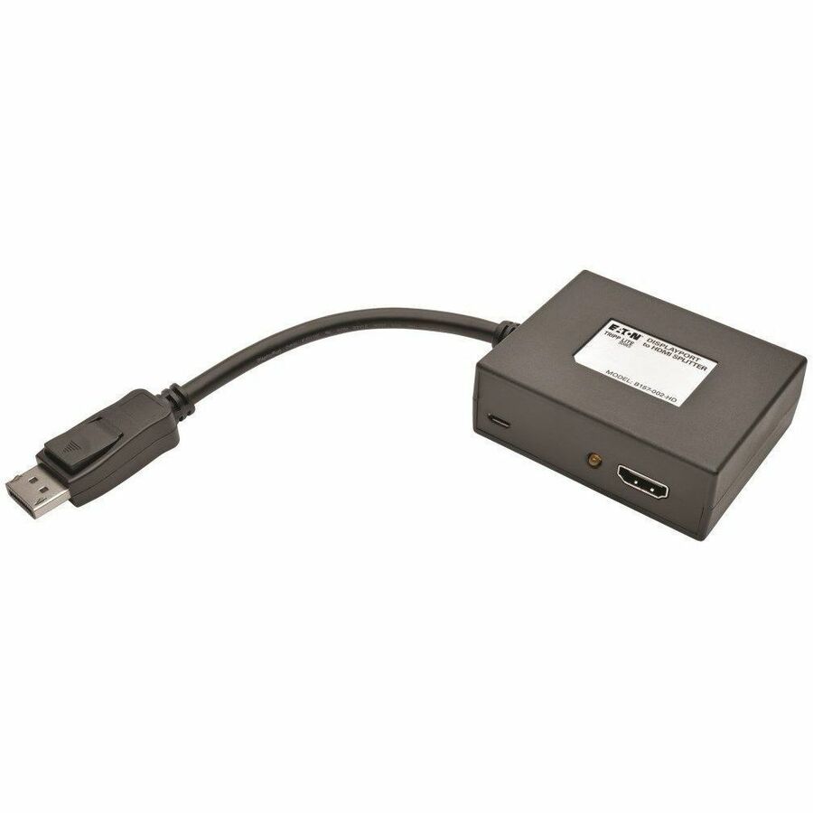 Tripp Lite 2-Port DisplayPort to HDMI Video Splitter 1080p 1920 x 1080 60Hz - DisplayPort/HDMI A/V Cable for Monitor, Projector, TV, Splitter, Audio/Video Device - First End: 1 x DisplayPort Digital A - B157-002-HD - eCommerce Business Prime
