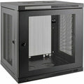 Tripp Lite 12U Wall Mount Rack Enclosure Cabinet Low Profile Deep Switch - For LAN Switch, Patch Panel - 12U Rack Height x 19" Rack Width x 20.50" Rack Depth - Wall Mountable - Black - Steel - 200 lb  - SRW12UDP - eCommerce Business Prime