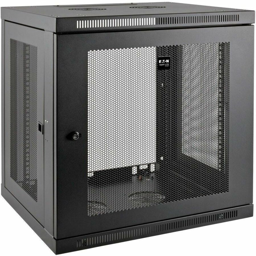 Tripp Lite 12U Wall Mount Rack Enclosure Cabinet Low Profile Deep Switch - For LAN Switch, Patch Panel - 12U Rack Height x 19" Rack Width x 20.50" Rack Depth - Wall Mountable - Black - Steel - 200 lb  - SRW12UDP - eCommerce Business Prime