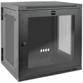 Tripp Lite 12U Wall Mount Rack Enclosure Server Cabinet Hinged Deep Acrylic Window - For UPS - 12U Rack Height x 19" Rack Width x 24.50" Rack Depth - Wall Mountable - Black, Clear - Steel, Acrylic - 2 - SRW12USDPG - eCommerce Business Prime