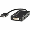 Tripp Lite DisplayPort to VGA / DVI / HDMI 4K x 2K @ 24/30Hz Adapter Converter - DisplayPort/HDMI/DVI/VGA for Audio/Video Device, Notebook, Tablet, Monitor, Projector, TV - 6" - 1 x DisplayPort Male D - P136-06N-HDV-4K - eCommerce Business Prime