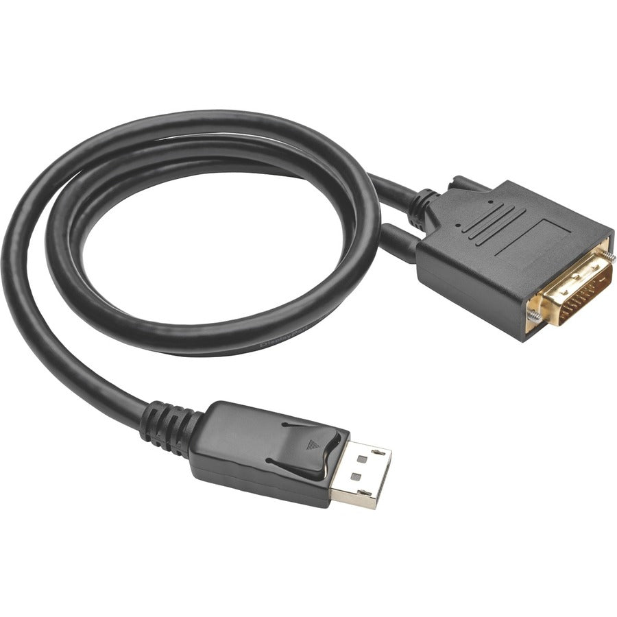 Tripp Lite 3ft Display Port to DVI Adapter Active Converter Cable with Latches DPort 1.2 M/M - DisplayPort/DVI for Video Device, Monitor, Projector, TV, Graphics Card - 3 ft - 1 x DisplayPort Male Dig...  - P581-003-V2 - eCommerce Business Prime