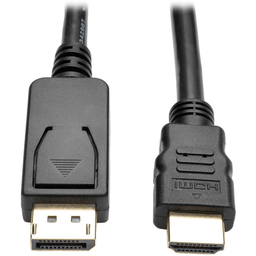 Tripp Lite 6ft DisplayPort to HDMI Adapter Converter Cable DP w/ Latches to HDMI DPort 1.2 4K x 2K M/M - DisplayPort/HDMI for Audio/Video Device, Monitor, Projector, TV, Graphics Card - 6 ft - 1 x Dis...  - P582-006-V2 - eCommerce Business Prime