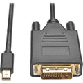 Tripp Lite 3ft Mini DisplayPort to DVI Adapter Active Converter mDP to DVI 1920 x 1080 DPort 1.2 M/M - DisplayPort/DVI-D for Video Device, Projector, TV, Graphics Card, Monitor - 3 ft - 1 x DVI-D (Dua - P586-003-DVI-V2 - eCommerce Business Prime