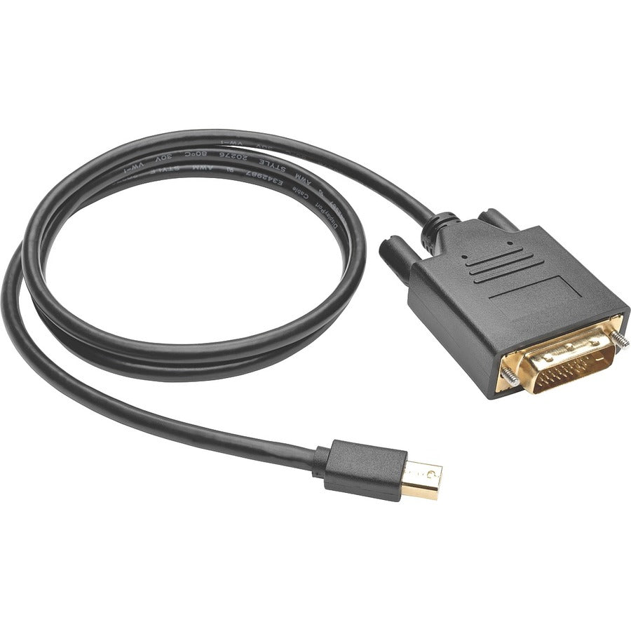 Tripp Lite 3ft Mini DisplayPort to DVI Adapter Active Converter mDP to DVI 1920 x 1080 DPort 1.2 M/M - DisplayPort/DVI-D for Video Device, Projector, TV, Graphics Card, Monitor - 3 ft - 1 x DVI-D (Dua - P586-003-DVI-V2 - eCommerce Business Prime