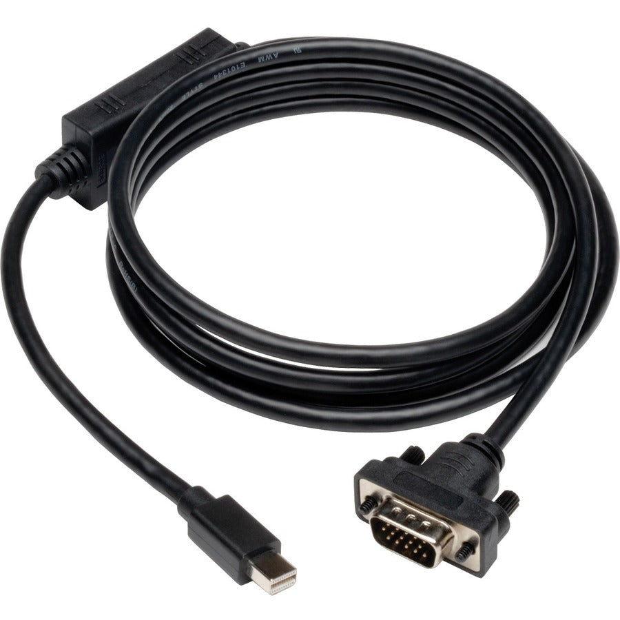 Tripp Lite 6ft Mini DisplayPort to VGA Adapter Active Converter mDP to VGA 1920 x 1200 DPort 1.2 M/M - DisplayPort/VGA for Video Device, Monitor, Projector, TV, Graphics Card - 6 ft - 1 x HD-15 Male V...  - P586-006-VGA-V2 - eCommerce Business Prime