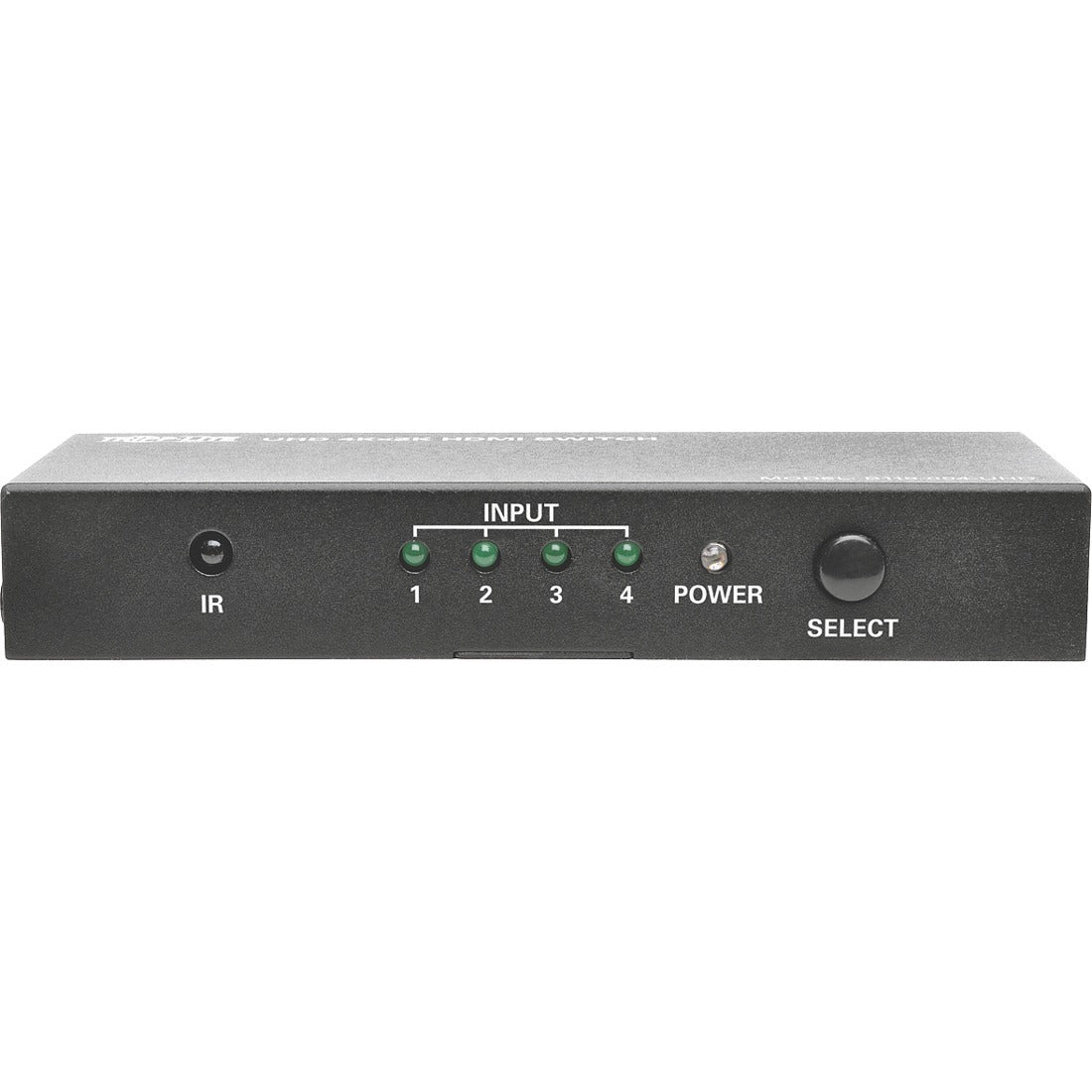Tripp Lite 4-Port HDMI Switch for Video & Audio 4K x 2K UHD 60 Hz w Remote - 3840 × 2160 - 4K - 4 x 1 - Display, Blu-ray Disc Player, Computer, Gaming Console, Satellite Receiver, DVR - 1 x HDMI Out - B119-004-UHD - eCommerce Business Prime