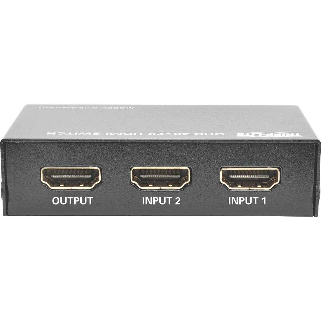 Tripp Lite 2-Port HDMI Switch for Video & Audio 4K x 2K UHD 60 Hz w Remote - 3840 × 2160 - 4K - 2 x 1 - Display, Blu-ray Disc Player, Computer, Gaming Console, Satellite Receiver, DVR - 1 x HDMI Out - B119-002-UHD - eCommerce Business Prime
