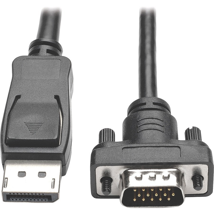 Tripp Lite 3ft DisplayPort to VGA Adapter Active Converter Cable Latches DP to HD15 DPort 1.2 M/M - for Video Device, Projector, TV, Graphics Card, Monitor - 3 ft - 1 x HD-15 Male VGA - 1 x DisplayPor - P581-003-VGA-V2 - eCommerce Business Prime