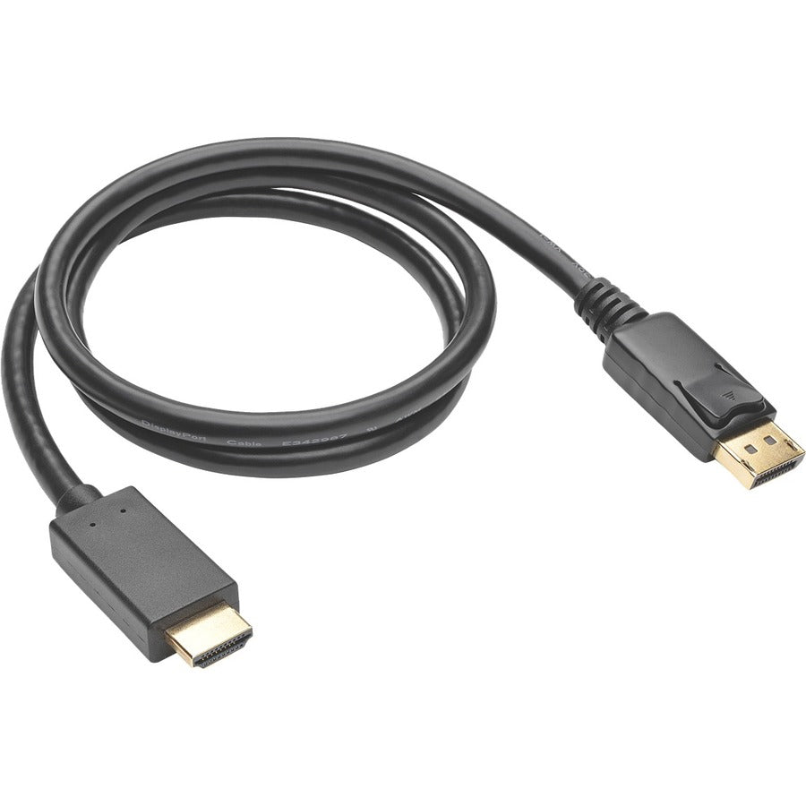 Tripp Lite 3ft DisplayPort to HDMI Adapter Active Converter with Latches DP 1.2 4K x 2K M/M - for Audio/Video Device, Projector, Monitor, TV, Graphics Card - 3 ft - 1 x DisplayPort Male Digital Audio/ - P582-003-V2-ACT - eCommerce Business Prime