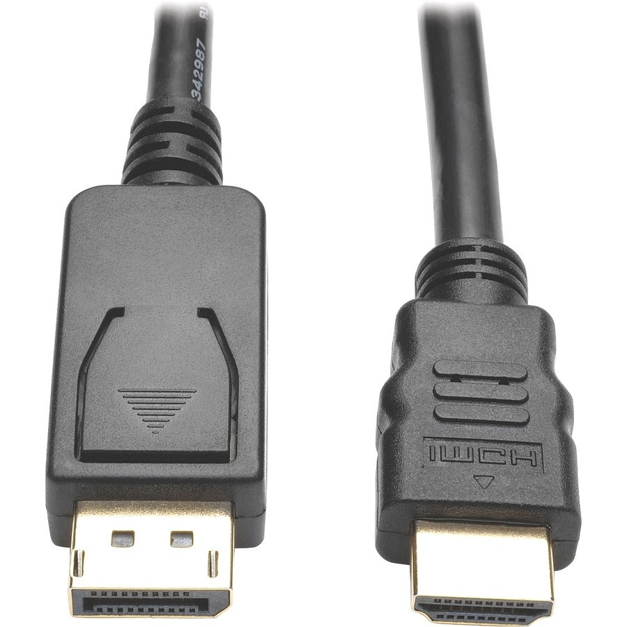 Tripp Lite 6ft DisplayPort to HDMI Adapter Active Converter DP w/ Latches to HDMI DPort 1.2 4K x 2K M/M - Audio/Video Device, Projector, Monitor, TV, Graphics Card - 6 ft - 1 x DisplayPort Male Digita - P582-006-V2-ACT - eCommerce Business Prime