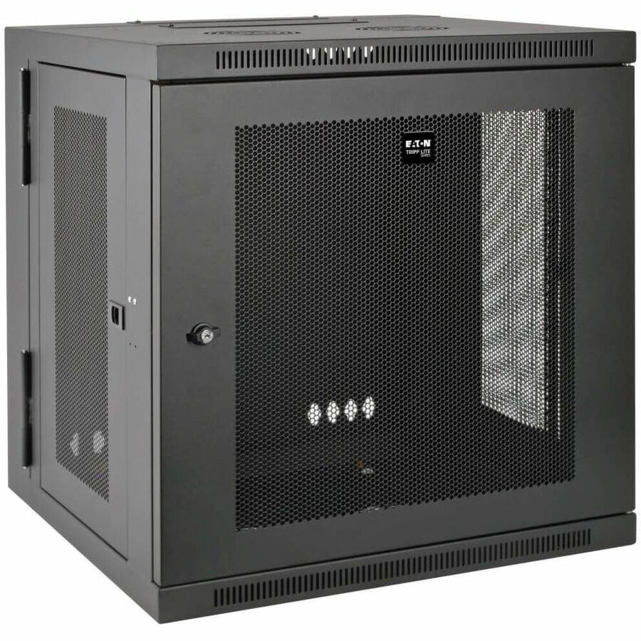 Tripp Lite 12U Wall Mount Rack Enclosure Server Cabinet Swinging Hinged Door Deep - For UPS - 12U Rack Height x 19" Rack Width x 24.50" Rack Depth - Wall Mountable - Black - 200 lb Maximum Weight Capa - SRW12USDP - eCommerce Business Prime