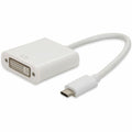 AddOn USB 3.1 (C) Male to DVI-I (29 pin) Female White Adapter - 100% compatible and guaranteed to work - USBC2DVIIW - eCommerce Business Prime