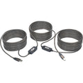 Tripp Lite 50ft USB 2.0 Hi-Speed Active Repeater Cable USB-A to USB-B M/M - USB for Scanner, Card Reader, Printer - 60 MB/s - 50 ft - 1 x Type A Male USB - 1 x Type B Male USB - Nickel Plated, Gold Pl...  - U042-050 - eCommerce Business Prime