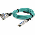 AddOn Cisco Compatible TAA Compliant 40GBase-AOC QSFP+ to 4xSFP+ Active Optical Cable (850nm, MMF, 20m) - 100% application tested and guaranteed to work - QSFP-4X10G-AOC20M-AO - eCommerce Business Prime