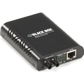 Black Box LinkGain 10/100BASE-TX to 100BASE-FX Media Converter, ST - Network (RJ-45) - eCommerce Business Prime
