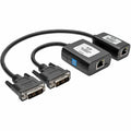 Tripp Lite DVI Over Cat5/6 Active Video Extender Kit Video Transmitter Receiver - 1 Input Device - 1 Output Device - 125 ft Range - 2 x Network (RJ-45) - 2 x USB - 1 x DVI In - 1 x DVI Out - WUXGA - 1 - B140-101X-U - eCommerce Business Prime
