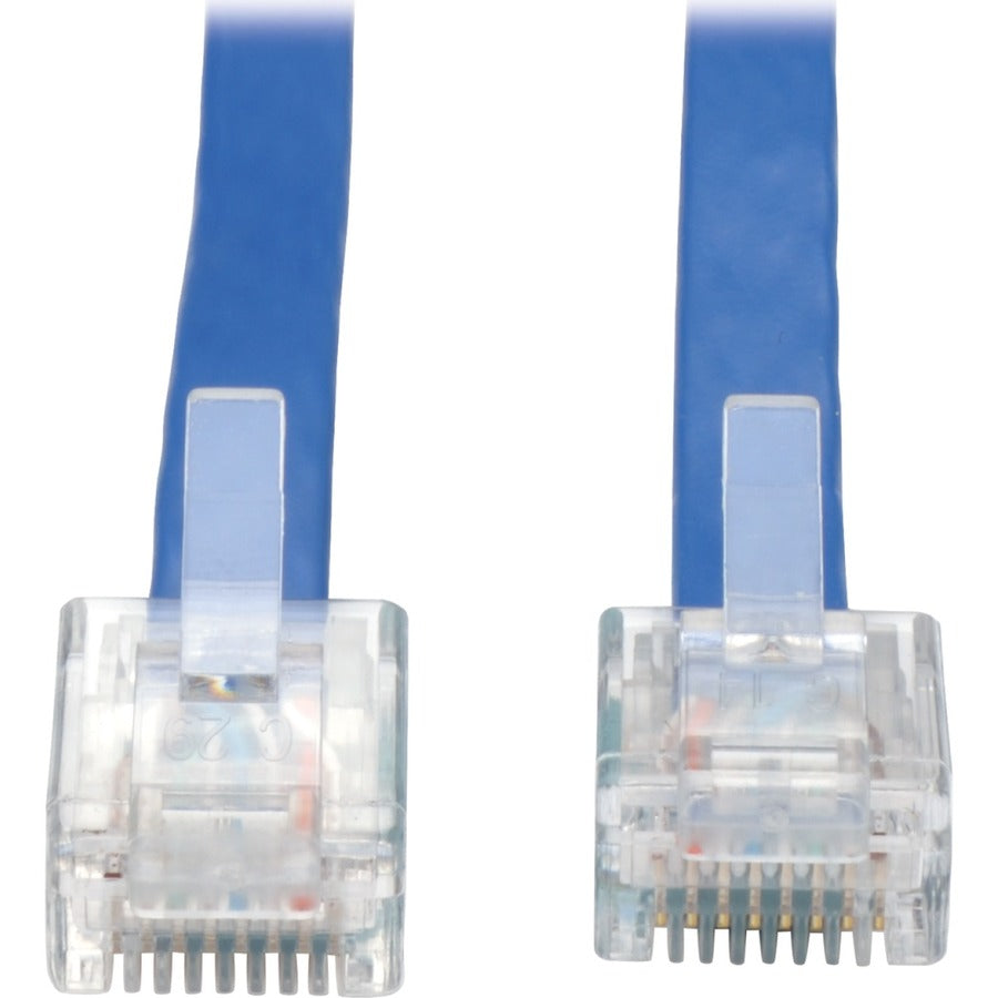 Tripp Lite Cisco Console Replacement Rollover Cable RJ45 32AWG M/M 10' 10ft - RJ-45 for Network Device, Switch, Router, Server, Notebook - 10 ft - 1 x RJ-45 Male Network - 1 x RJ-45 Male Network - Blu...  - N205-010-BL-FCR - eCommerce Business Prime