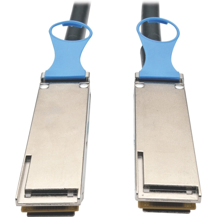 Tripp Lite QSFP28 to QSFP28 100GbE Passive DAC Copper InfiniBand Cable QSFP-100G-CU1M Compatible (M/M), 1 m (3 ft) - InfiniBand for Network Device - 12.50 GB/s - 1 x QSFP+ Male Network - 1 x QSFP+ Mal...  - N282-01M-28-BK - eCommerce Business Prime