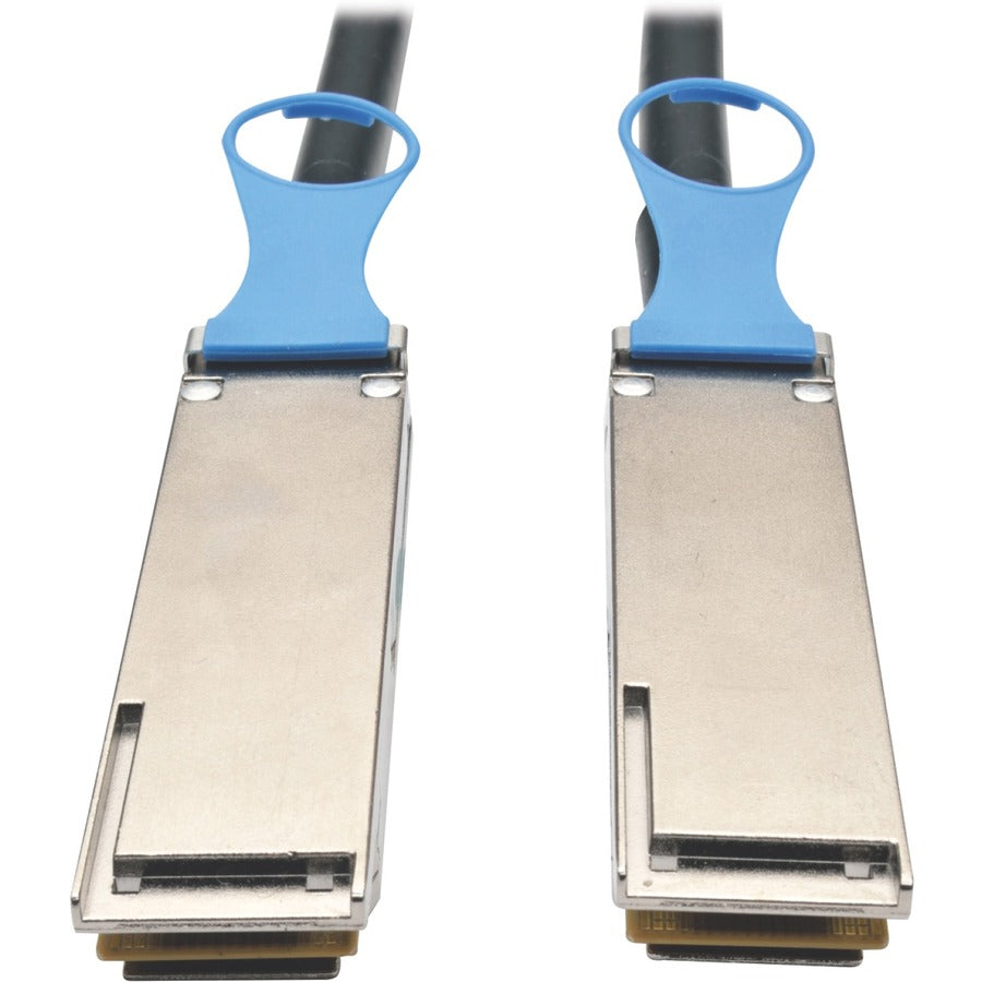 Tripp Lite QSFP28 to QSFP28 100GbE Passive DAC Copper InfiniBand Cable (M/M), 0.5 m (20 in) - 1.70 ft InfiniBand Network Cable for Network Device - First End: 1 x QSFP+ Network - Male - Second End: 1 ...  - N282-20N-28-BK - eCommerce Business Prime