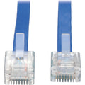 Tripp Lite Cisco Console Replacement Rollover Cable RJ45 32AWG M/M 6' 6ft - RJ-45 for Network Device, Notebook, Switch, Router, Server - 6 ft - 1 x RJ-45 Male Network - 1 x RJ-45 Male Network - Blue - N205-006-BL-FCR - eCommerce Business Prime