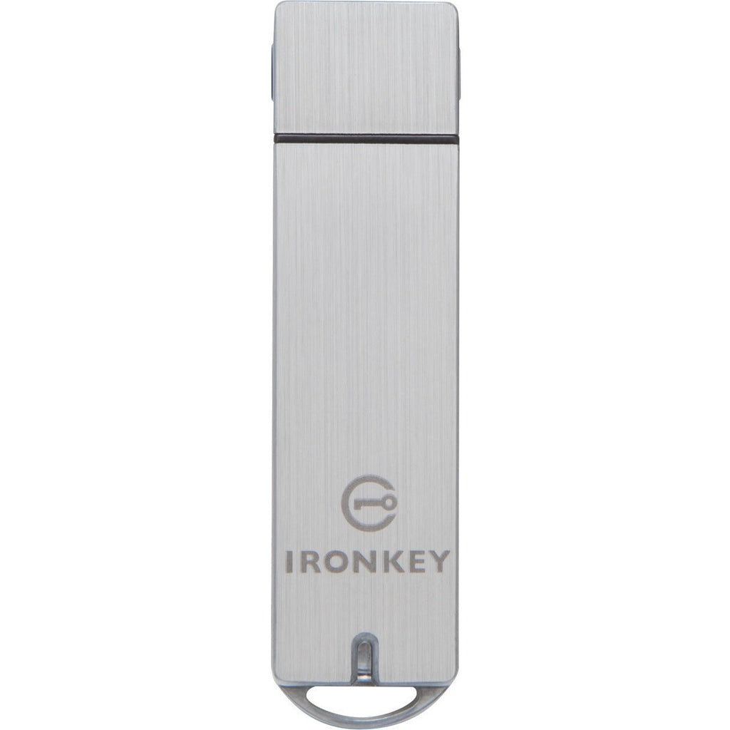 IronKey IronKey Basic S1000 Encrypted Flash Drive - 128 GB - USB 3.0 - 256-bit AES - 5 Year Warranty - IKS1000B/128GB - eCommerce Business Prime