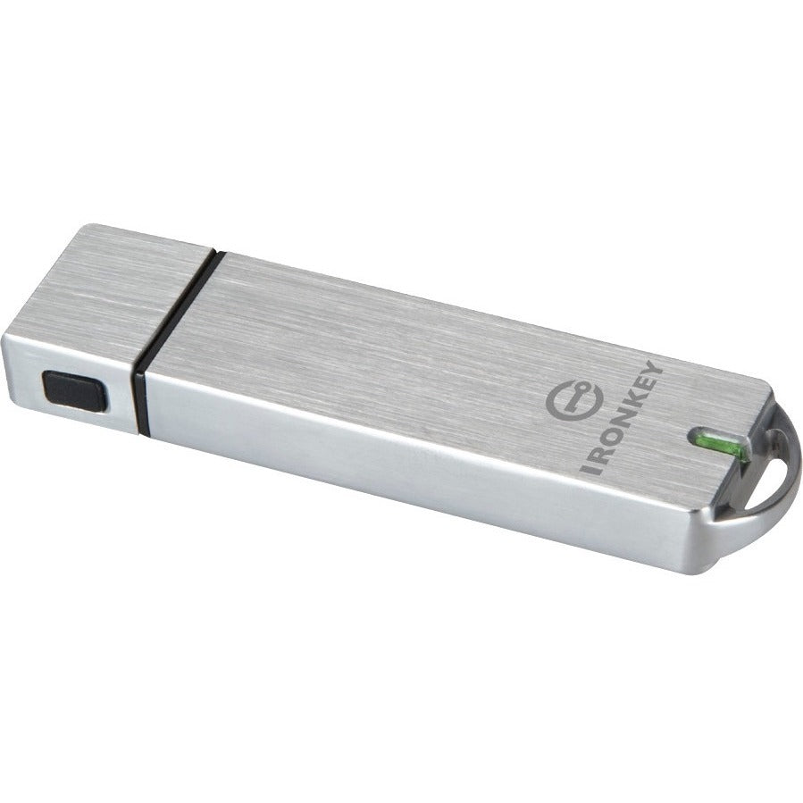 IronKey IronKey Basic S1000 Encrypted Flash Drive - 128 GB - USB 3.0 - 256-bit AES - 5 Year Warranty - IKS1000B/128GB - eCommerce Business Prime