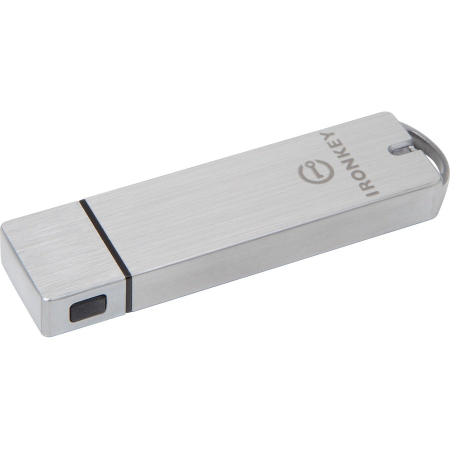 IronKey IronKey Basic S1000 Encrypted Flash Drive - 128 GB - USB 3.0 - 256-bit AES - 5 Year Warranty - IKS1000B/128GB - eCommerce Business Prime