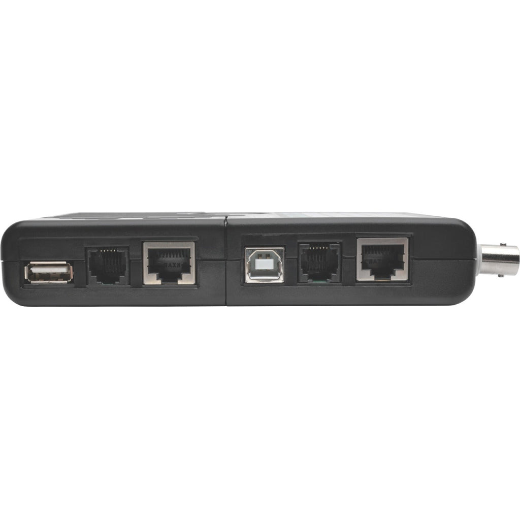 Tripp Lite Network Cable Continuity Tester Cat5/Cat6/6a RJ11 RJ45 USB BNC - Wireless Connectivity Testing, LAN Cable Testing, Fiber Optic Cable Testing, Crossed Pair Testing - Coaxial, Optical Fiber, ...  - T014-001 - eCommerce Business Prime
