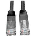 Tripp Lite 5ft Cat6 Gigabit Molded Patch Cable RJ45 M/M 550MHz 24 AWG Black - 5 ft Category 6 Network Cable for Network Device, Router, Modem, Blu-ray Player, Printer, Computer - First End: 1 x RJ-45 ...  - N200-005-BK - eCommerce Business Prime
