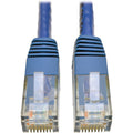 Tripp Lite 5ft Cat6 Gigabit Molded Patch Cable RJ45 M/M 550MHz 24 AWG Blue - 5 ft Category 6 Network Cable for Network Device, Router, Modem, Blu-ray Player, Printer, Computer - First End: 1 x RJ-45 N...  - N200-005-BL - eCommerce Business Prime