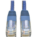 Tripp Lite 7ft Cat6 Gigabit Molded Patch Cable RJ45 M/M 550MHz 24 AWG Blue - 7 ft Category 6 Network Cable for Network Device, Router, Modem, Blu-ray Player, Printer, Computer - First End: 1 x RJ-45 N...  - N200-007-BL - eCommerce Business Prime
