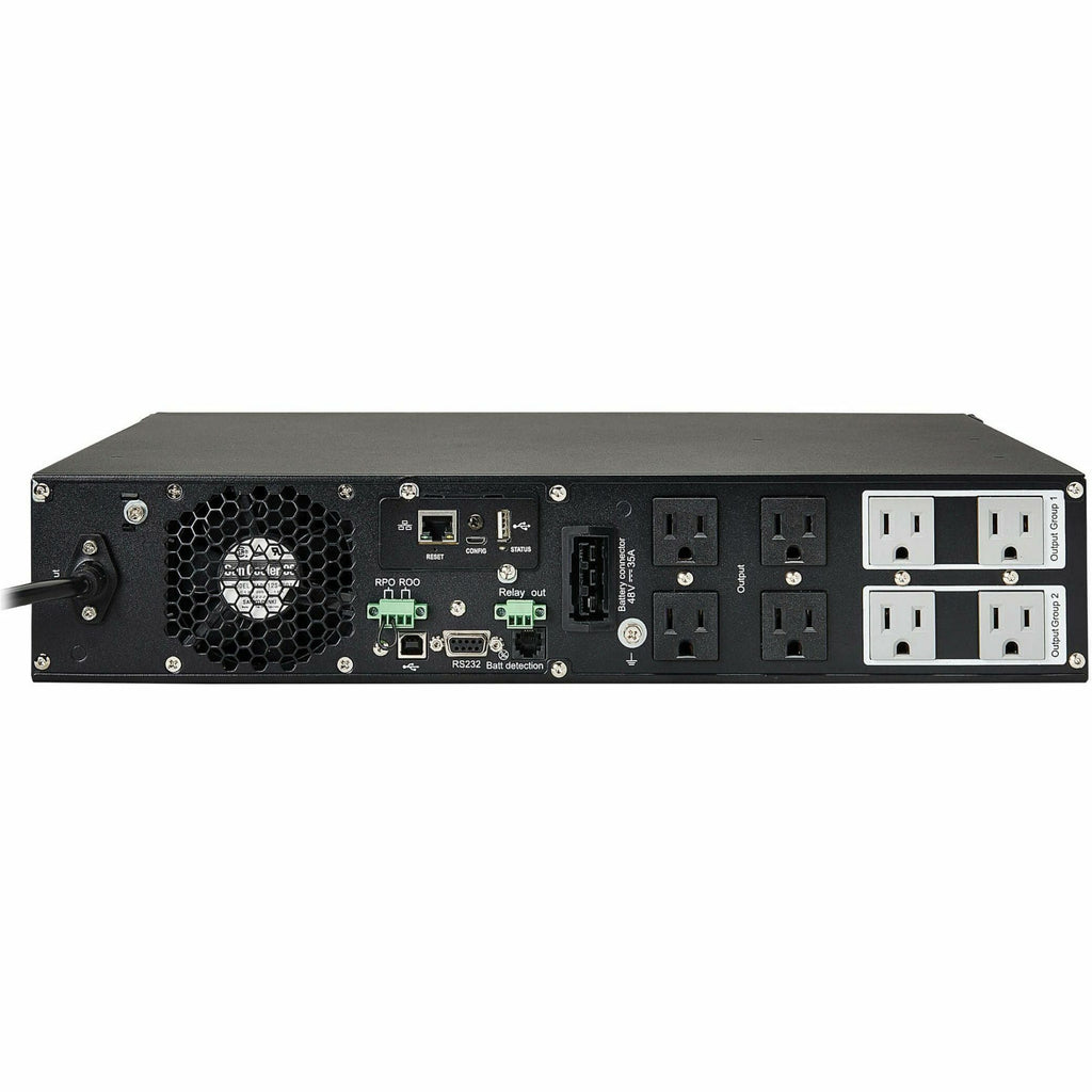 Tripp Lite UPS Smart Online 1500VA 1350W Rackmount 120V LCD USB DB9 Preinstalled SNMPWEBCARD 2URM - 2U Tower/Rack/Wall Mountable - 4.20 Minute Stand-by - 100 V AC, 110 V AC, 115 V AC, 120 V AC, 127 V ...  - SU1500RTXLCDN - eCommerce Business Prime