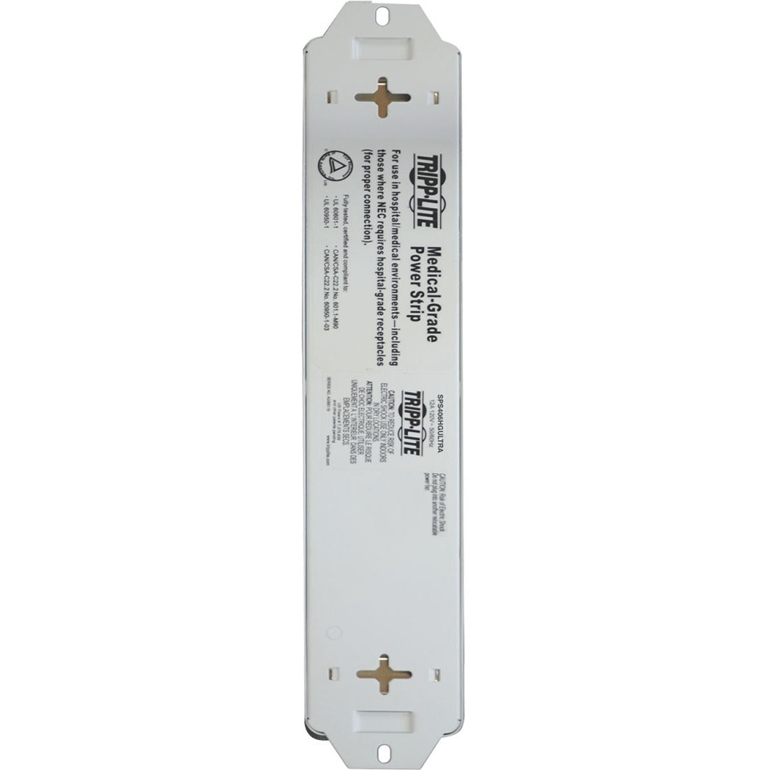 Tripp Lite Safe-IT Surge Protector Power Strip Hospital Medical Antimicrobial 4 Outlet 6' Cord - White - NEMA 5-15P-HG - 4 - 6 ft Cord - 1410 J Surge Energy - 15 A Current - 120 V AC Voltage - SPS406HGULTRA - eCommerce Business Prime
