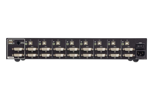 ATEN CS1148D4 KVM switch Rack mounting Black ATEN