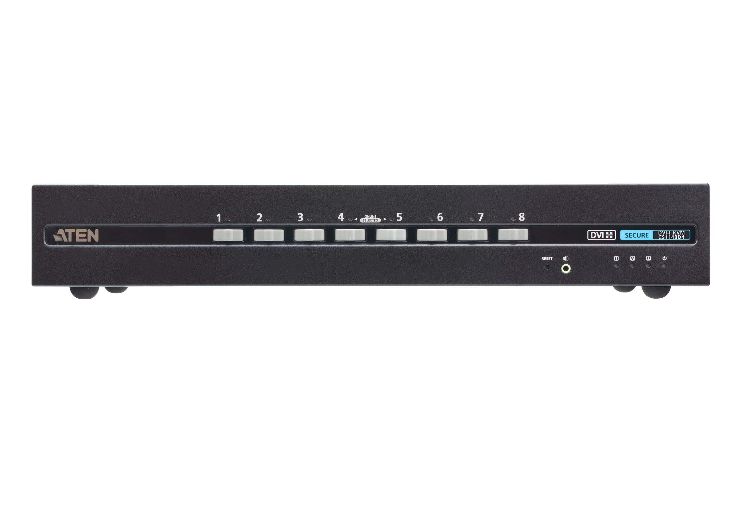 ATEN CS1148D4 KVM switch Rack mounting Black ATEN