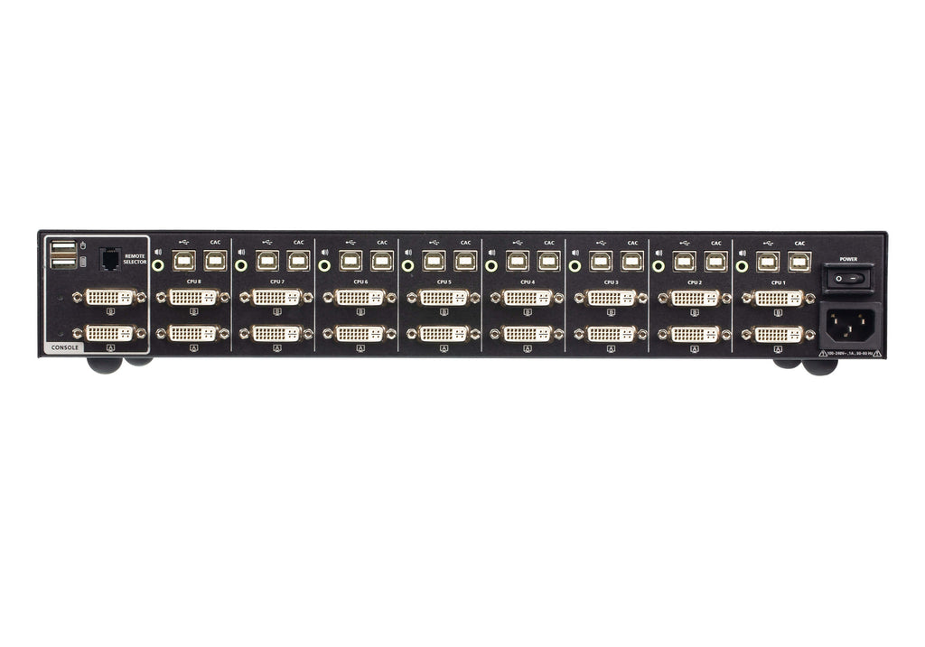 ATEN CS1148D4C KVM switch Rack mounting Black ATEN